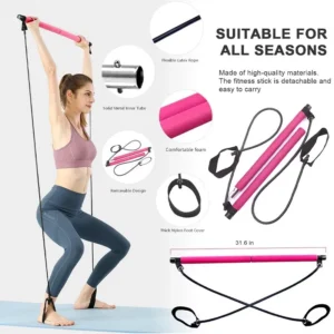 Multifunctional Bar Combination Elastic Rope Stretching Belt